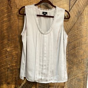 Mossimo shell blouse light grey color size L